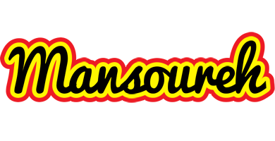 Mansoureh flaming logo