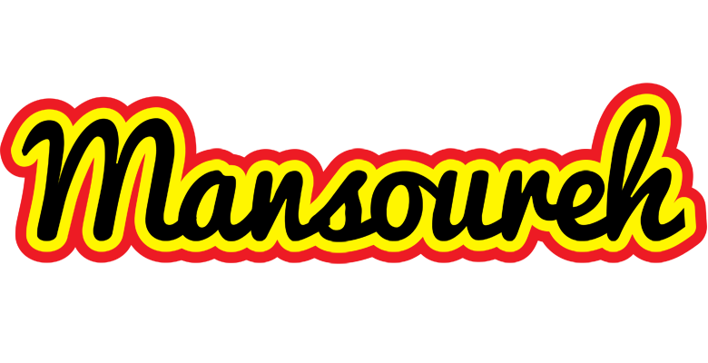 Mansoureh flaming logo