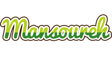 Mansoureh golfing logo
