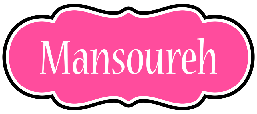Mansoureh invitation logo