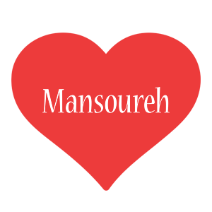 Mansoureh love logo