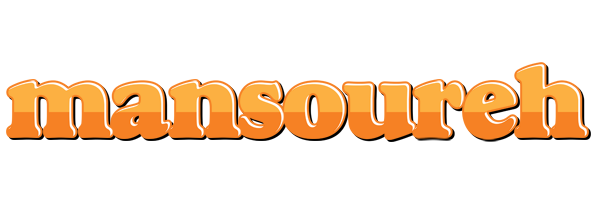 Mansoureh orange logo