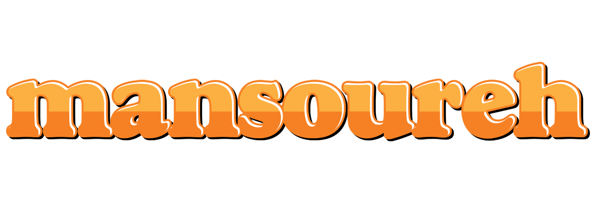 Mansoureh orange logo