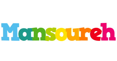 Mansoureh rainbows logo