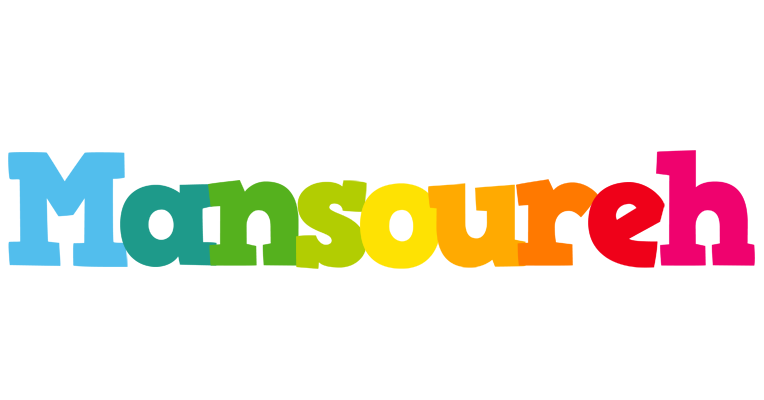 Mansoureh rainbows logo