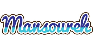 Mansoureh raining logo