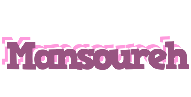 Mansoureh relaxing logo