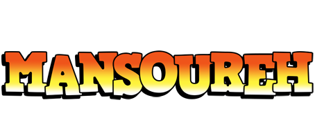 Mansoureh sunset logo