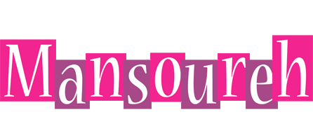 Mansoureh whine logo