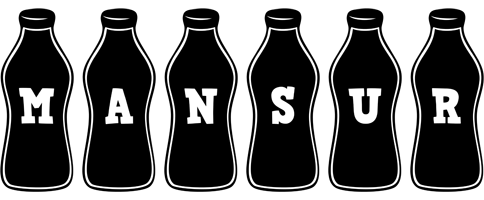 Mansur bottle logo