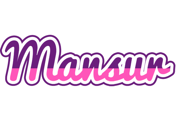 Mansur cheerful logo