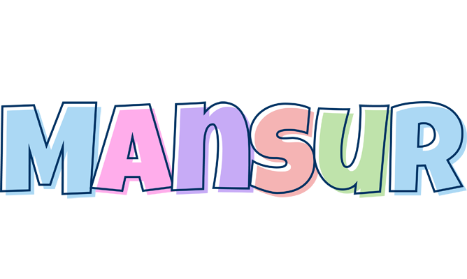 Mansur pastel logo