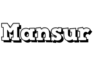 Mansur snowing logo