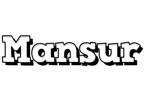 Mansur snowing logo