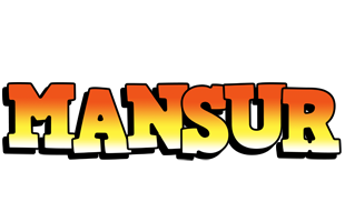 Mansur sunset logo