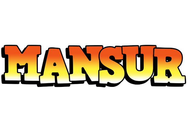 Mansur sunset logo
