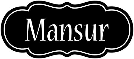 Mansur welcome logo