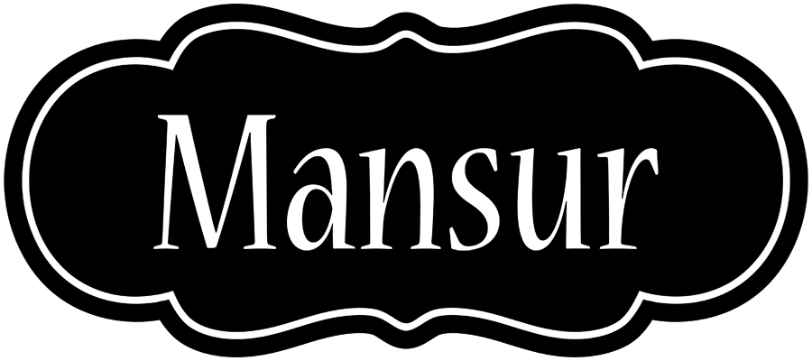 Mansur welcome logo