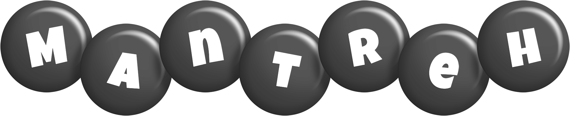 Mantreh candy-black logo
