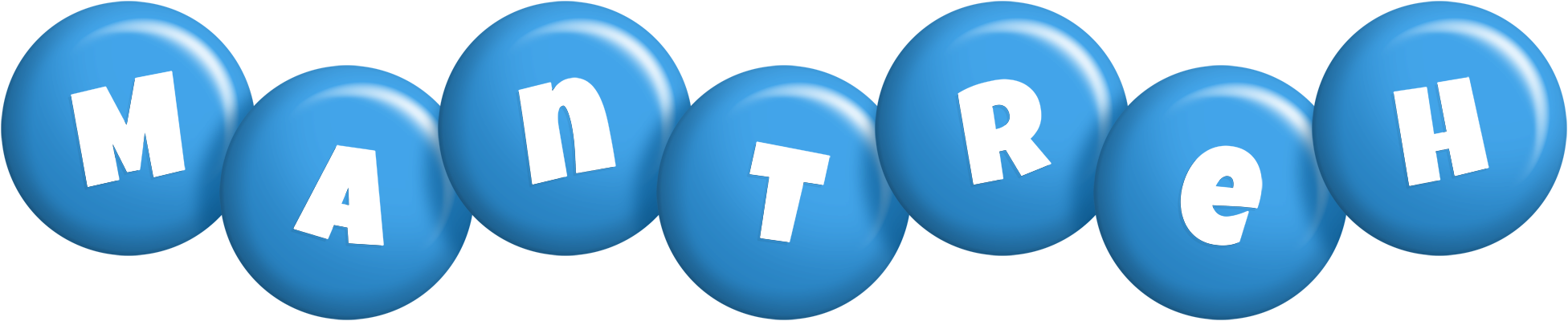Mantreh candy-blue logo