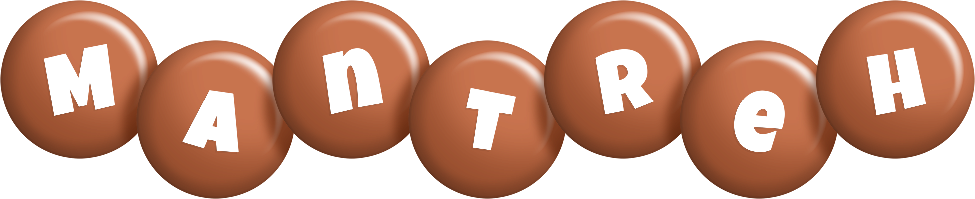 Mantreh candy-brown logo
