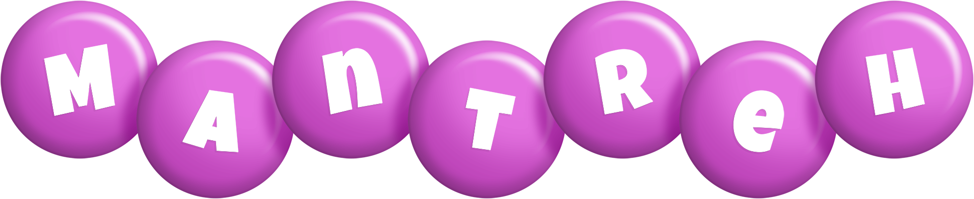 Mantreh candy-purple logo