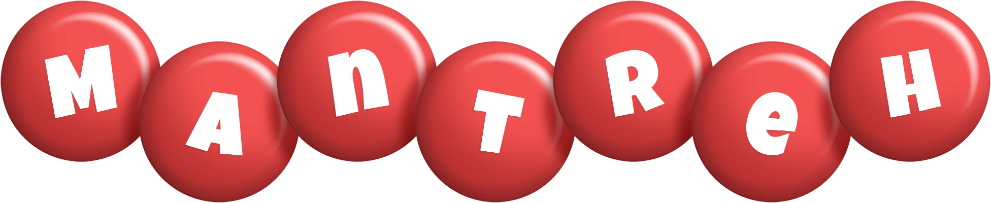 Mantreh candy-red logo