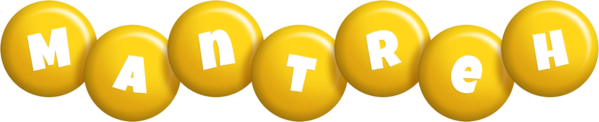 Mantreh candy-yellow logo