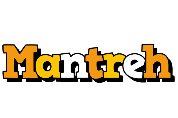 Mantreh cartoon logo