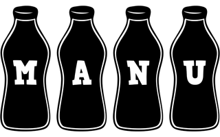 Manu bottle logo