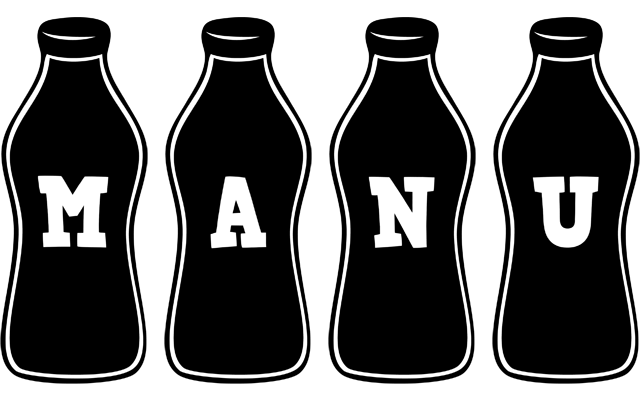Manu bottle logo