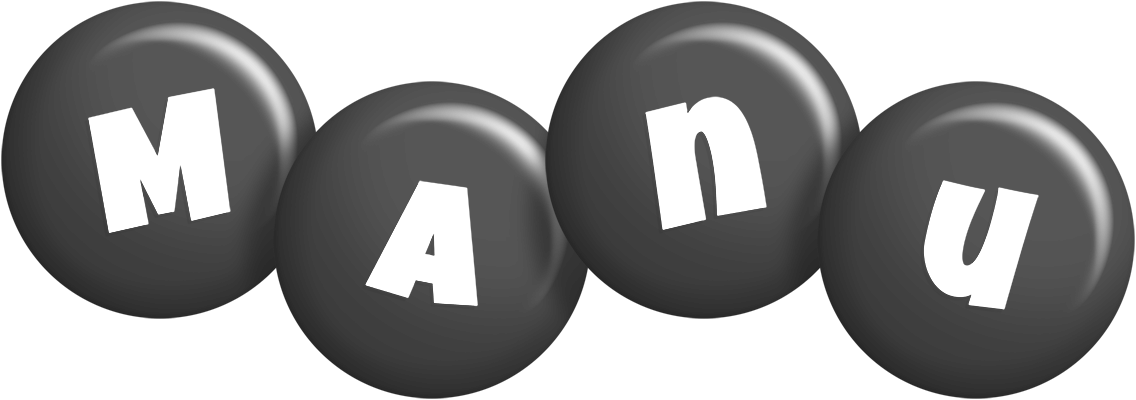 Manu candy-black logo