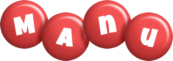 Manu candy-red logo