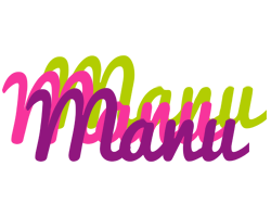 Manu flowers logo