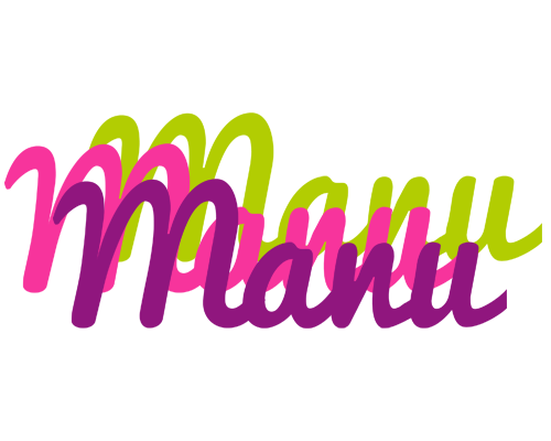 Manu flowers logo