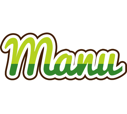 Manu golfing logo