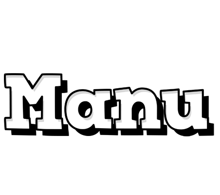 Manu snowing logo