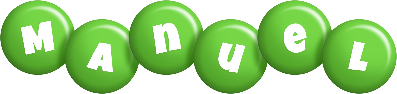 Manuel candy-green logo