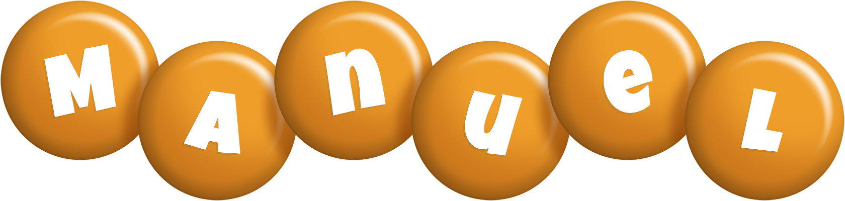 Manuel candy-orange logo