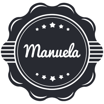 Manuela badge logo