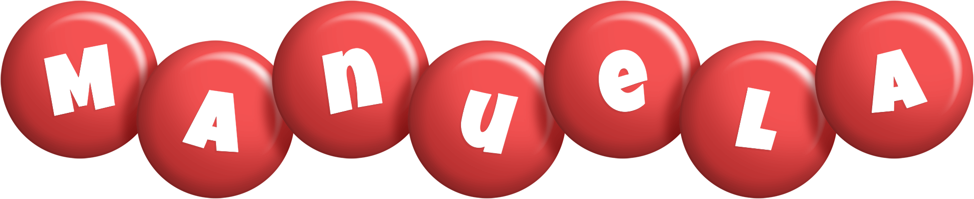 Manuela candy-red logo