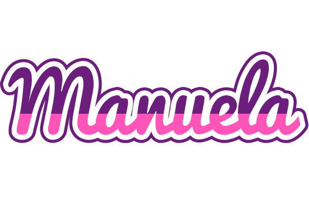 Manuela cheerful logo