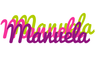 Manuela flowers logo