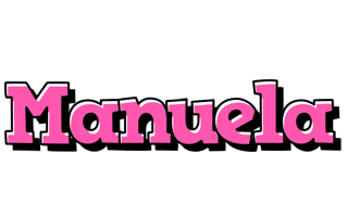 Manuela girlish logo