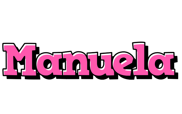Manuela girlish logo
