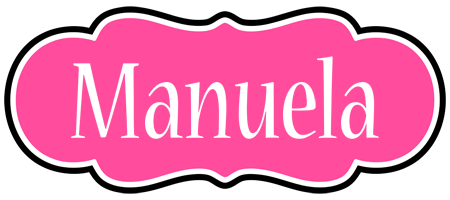 Manuela invitation logo