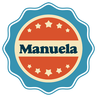 Manuela labels logo