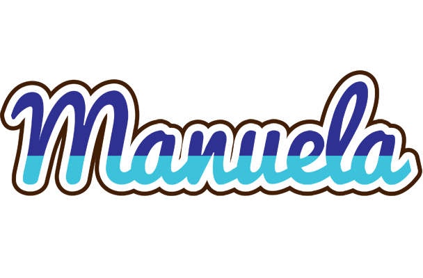 Manuela raining logo