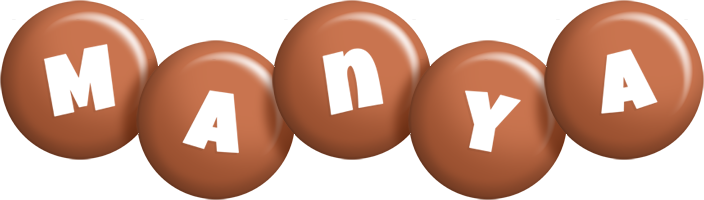 Manya candy-brown logo