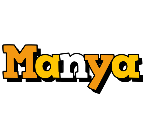 Manya cartoon logo